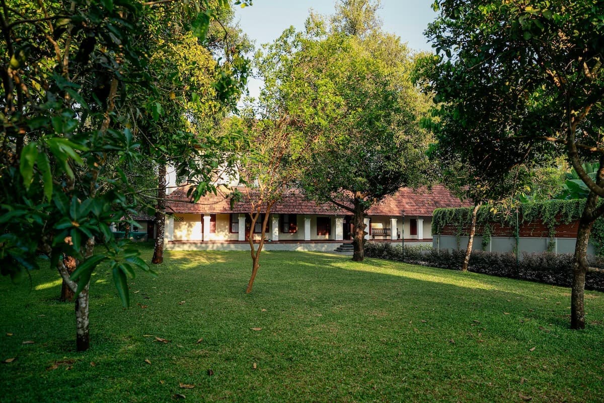 Heritage property and lawn