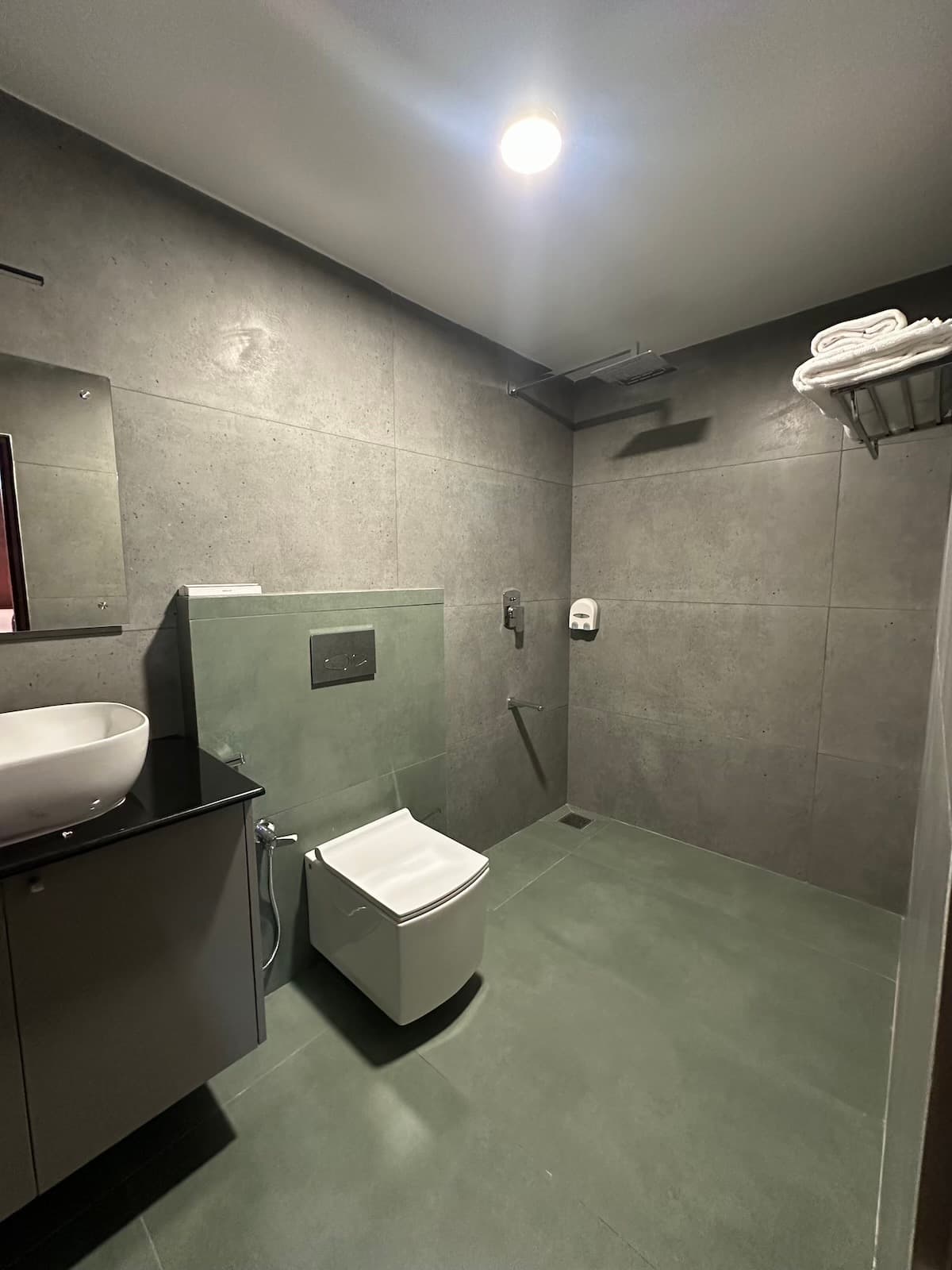 Modern guest bathroom