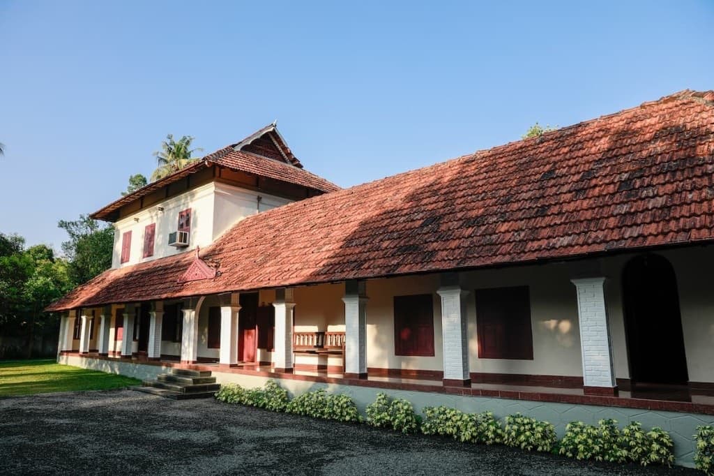 Traditional Kerala heritage building exterior